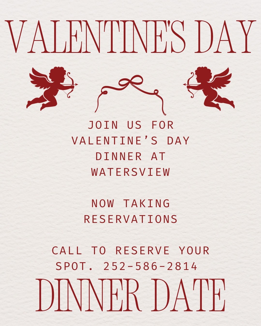 Valentines at Watersview